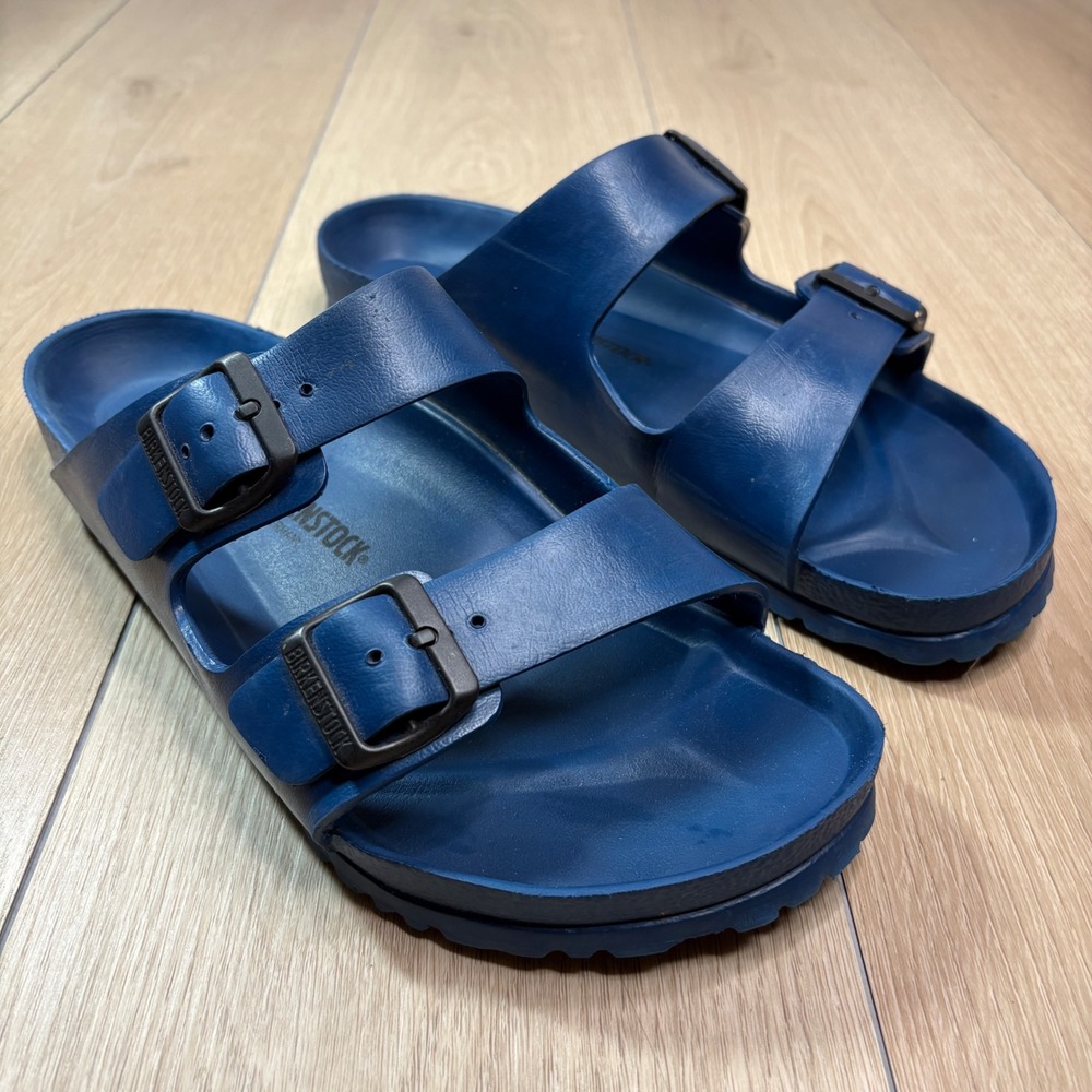 Birkenstock Arizona EVA Navy Blue Sandals Mens 44 Mens 11 Waterproof Slides
